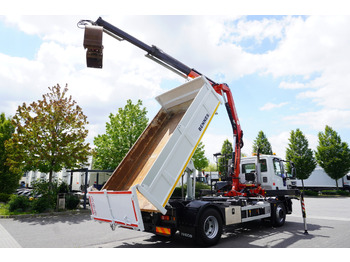 Dropside/ Flatbed truck, Crane truck IVECO Eurocargo 160E22 EEV Dump truck / Bortmatic / Crane FASSI F95A.0.22: picture 5