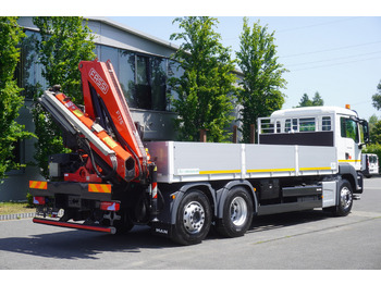 Dropside/ Flatbed truck, Crane truck MAN TGS 26.360 Flatbed / Fassi F175 7.7 T / steered 3rd axle: picture 5