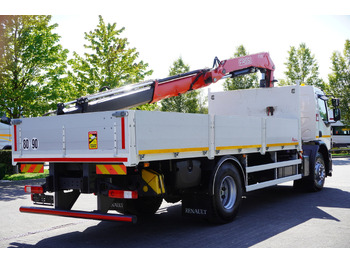 Crane truck RENAULT C280 DTI 8 / FASSI crane 5.6 T / range 8 m / Flatbed 15 EPAL: picture 5