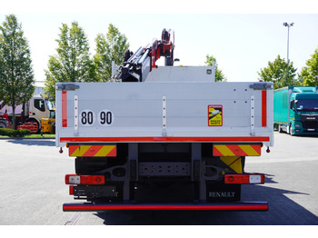 Crane truck RENAULT C280 DTI 8 / FASSI crane 5.6 T / range 8 m / Flatbed 15 EPAL: picture 4