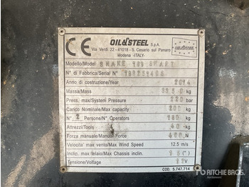 Truck mounted aerial platform 2014 Nissan NT400 Cabstar 35.12 2014 Oil&Steel Snake 189 Smart ... Bucket Truck: picture 4