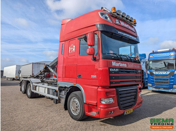 Hook lift truck DAF FAS XF105.460 6x2 SuperSpaceCab Euro5 - VDL Haakarm Systeem 20T - Dubbele Vangmuil - LiftAs - 11/2025 APK: picture 4