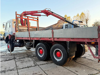 Dropside/ Flatbed truck, Crane truck Mercedes-Benz SK 2635 V8 6X6 Chassis Spring/spring ZF Man Gear OM442: picture 4