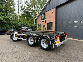 Container transporter/ Swap body semi-trailer GS Meppel 28T Kiepende containeraanhangwagen! 640cm systeemlengte Centrale smering: picture 2