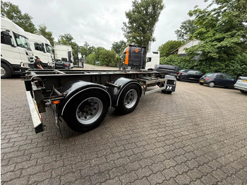 Container transporter/ Swap body semi-trailer GS Meppel 28T Kiepende containeraanhangwagen! 640cm systeemlengte Centrale smering: picture 3