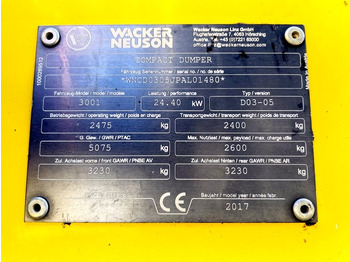 Mini dumper Neuson 3001 (3861): picture 3