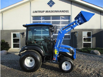 Farm tractor Solis 26 HST Med kabine, Turf hjul og frontlæsser.: picture 3