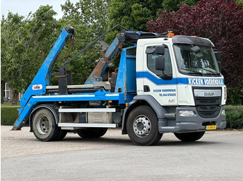 Skip loader truck DAF LF 310 Portaalarm/ ABSETZKIPPER!!AIRCO/KLIMA/EURO6!: picture 2