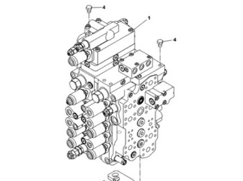 Hydraulic valve CASE
