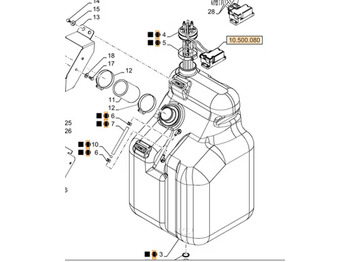 Engine and parts CASE
