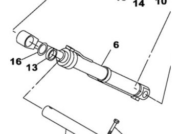 Hydraulic cylinder CASE