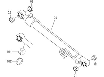 Hydraulic cylinder HITACHI