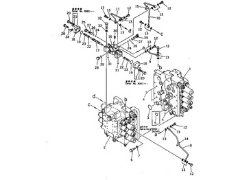 Hydraulic valve KOMATSU