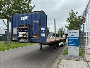 Dropside/ Flatbed semi-trailer KRONE SD