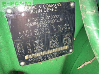 Farm tractor John Deere 8RX 410: picture 5