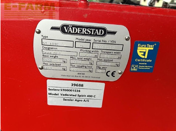 Seed drill Väderstad spirit 400c: picture 4