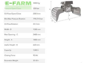 Grapple for Construction machinery hg35.50: picture 2 Grapple for Construction machinery hg35.50: picture 2