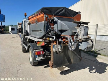 Snow removal vehicle, Hook lift truck LINDNER UNITRAC 102C AMPLIROLL + LAME + SALEUSE 2008 5050 HEURES: picture 4