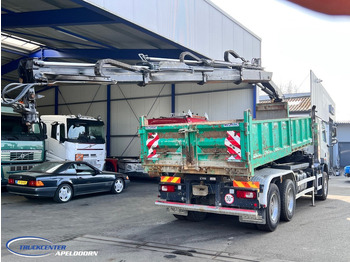 Tipper, Crane truck DAF CF 85.410 ATE, Hiab 166, 6x4 Steel spring: picture 2