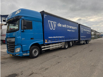 Curtainsider truck DAF XF 460