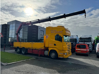 Dropside/ Flatbed truck, Crane truck Scania R500 V8 6X2 EURO 5 + HIAB 377EP-4XS + REMOTE CONTROL + RETARDER: picture 2