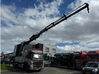 Dropside/ Flatbed truck, Crane truck Volvo FMX 460 8X4 PALFINGER PK53002 + FLY JIP AN REMOTE CONTROLE, LAST AXEL STEERING: picture 4