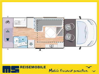 Semi-integrated motorhome Chausson 660 TITANIUM / -2026 - / 165PS-8G. / XXL-HUBBETT: picture 2