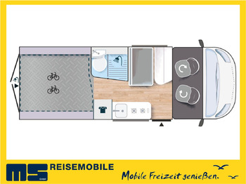 Camper van Chausson V690 SPORT LINE / -2026- / XXL-HUBBETT E-BIKE GA: picture 2