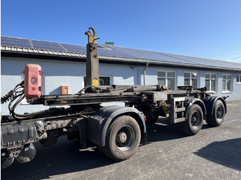 Container transporter/ Swap body semi-trailer SHL20 Abrollkipper Hyva 30.65.SK1 Knick/Tele: picture 2