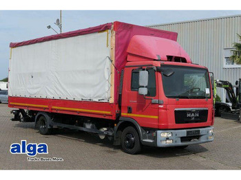 Curtainsider truck MAN TGL 8.180