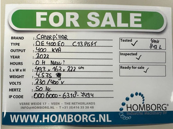 New Generator set Caterpillar DE400E0 C13 PGFT 400 kVA Silent Generatorset CAT New !: picture 2 New Generator set Caterpillar DE400E0 C13 PGFT 400 kVA Silent Generatorset CAT New !: picture 2