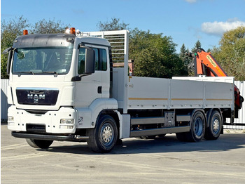 Crane truck, Dropside/ Flatbed truck MAN TGS 26.440* PK 18001 - EH A + FUNK* TOPZUSTAND MAN TGS 26.440* PK 18001 - EH A + FUNK* TOPZUSTAND: picture 3
