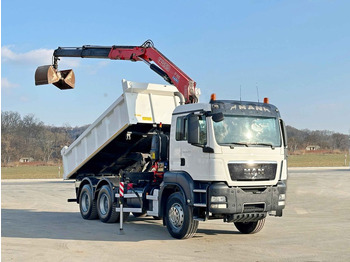 Tipper, Crane truck MAN TGS 33.440 * FASSI F155A.0.22/ FUNK *6x4: picture 2