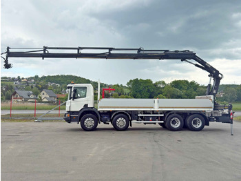 Crane truck, Dropside/ Flatbed truck Scania P 410*PLATFORM 7,00m*HIAB 244 E-5 HIPRO+FUNK/8x4 Scania P 410*PRITSCHE 7,00m*HIAB 244 E-5 HIPRO+FUNK/8x4: picture 5 Crane truck, Dropside/ Flatbed truck Scania P 410*PLATFORM 7,00m*HIAB 244 E-5 HIPRO+FUNK/8x4 Scania P 410*PRITSCHE 7,00m*HIAB 244 E-5 HIPRO+FUNK/8x4: picture 5