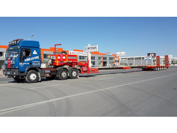 New Low loader semi-trailer for transportation of heavy machinery LIDER 2024 YEAR NEW MODELS containeer flatbes semi TRAILER FOR SALE: picture 2
