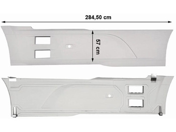 New Bumper for Truck DAF XF/CF EURO 6 ZIJSKIRT SET WB3800 COLOR H3279 tot 2017 jaar 000039: picture 5