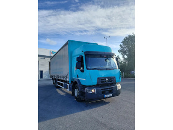 Curtainsider truck RENAULT D Wide