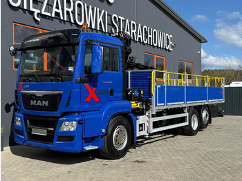 Dropside/ Flatbed truck, Crane truck MAN TGS TGX 26.360 / E6 / 143tys km !!! skrzynia + żuraw HMF / manua: picture 4 Dropside/ Flatbed truck, Crane truck MAN TGS TGX 26.360 / E6 / 143tys km !!! skrzynia + żuraw HMF / manua: picture 4