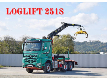 Mercedes-Benz AROCS 3363 *HOLZTRANSPORTER * LOGLIFT 251S /6x4 on lease Mercedes-Benz AROCS 3363 *HOLZTRANSPORTER * LOGLIFT 251S /6x4: picture 1