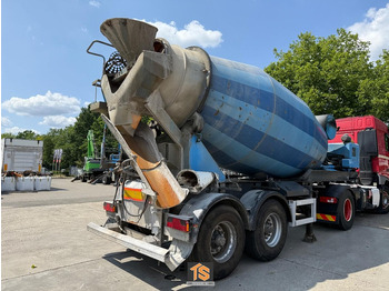 Concrete mixer semi-trailer