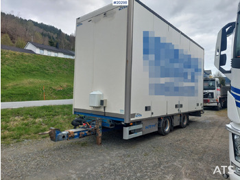 Closed box trailer