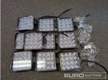 Construction equipment Unused LED Work Lights, 48w, 12V/24V, Adjustable Bracket, IP67 Waterproof, 6000k White (10 of): picture 4