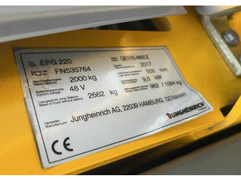 Electric forklift Jungheinrich EFG220: picture 4