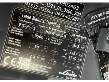 Electric forklift Linde E35RHL-01: picture 4