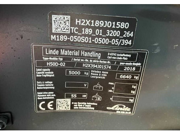 Diesel forklift Linde H50D-02: picture 4
