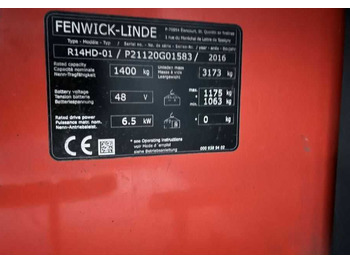 Stacker Linde R14HD-01: picture 5