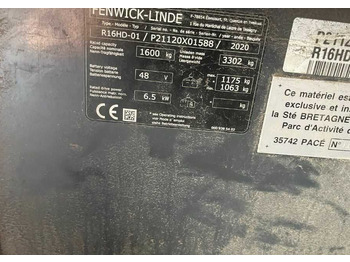 Reach truck Linde R16HD-01: picture 4 Reach truck Linde R16HD-01: picture 4