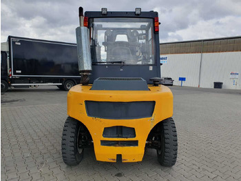 Diesel forklift Jungheinrich DFG 680 / 4.500mm / 2.413h / Zinkenverstellgerät: picture 5