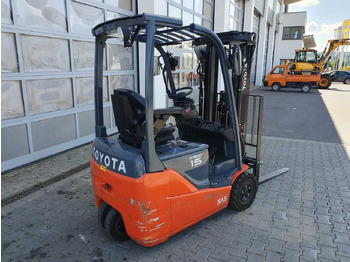Electric forklift Toyota 8FBET15 / Triplex: 4.30m / nur 1.842h! / SS: picture 3