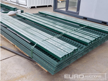 Construction equipment 3m x 2.4m H/D Security Fencing, 6mm Double Wire, 20 Panels, 21 Posts: picture 5